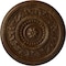 Ekena Millwork Marseille Ceiling Medallion (Fits Canopies up to 4 1/4"), 16 1/8"OD x 5/8"P, Root Beer Crackle CM16MARBC - alternate 1